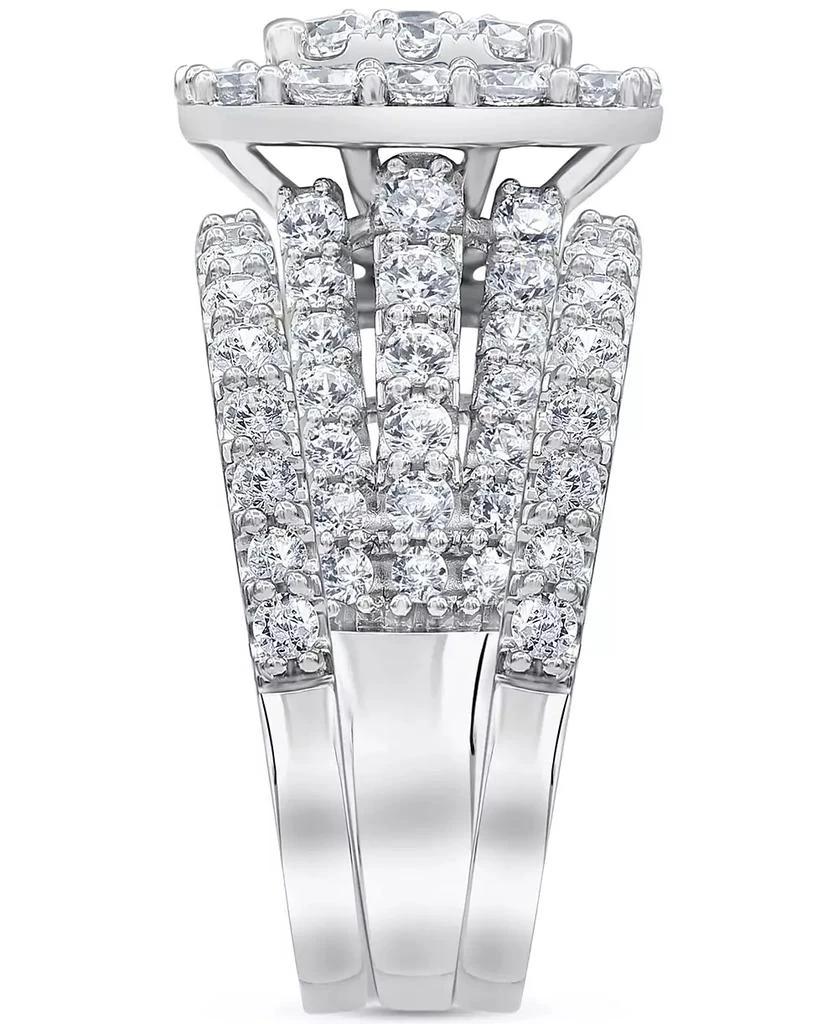 Macy
s Diamond Halo Three Piece Bridal Set (3 ct. t.w.) in 14k White Gold 3