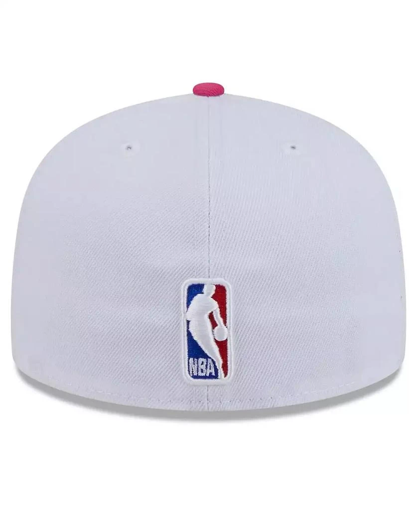 New Era Men's White Miami Heat 2024/25 City Edition Alternate 59FIFTY Fitted Hat 2