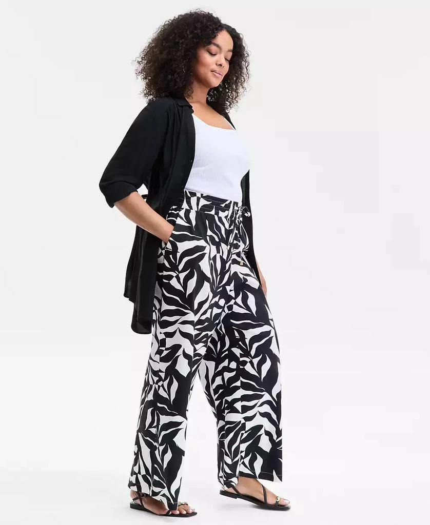 INC International Women's Printed Wide-Leg Pants, P/XS-3X, Exclusively at Macy's 2