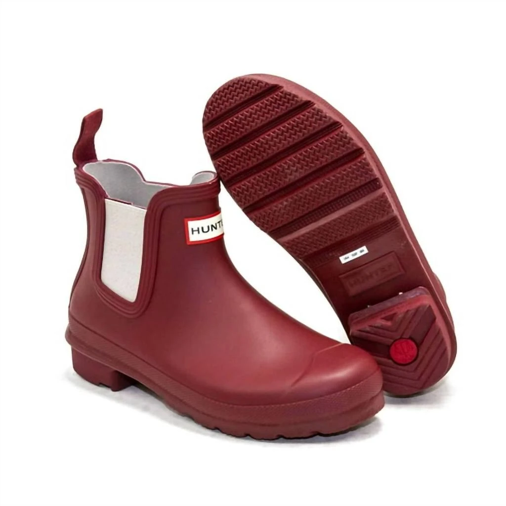 Hunter Women's Original Chelsea Boots In Autumn Stones / Steall 3