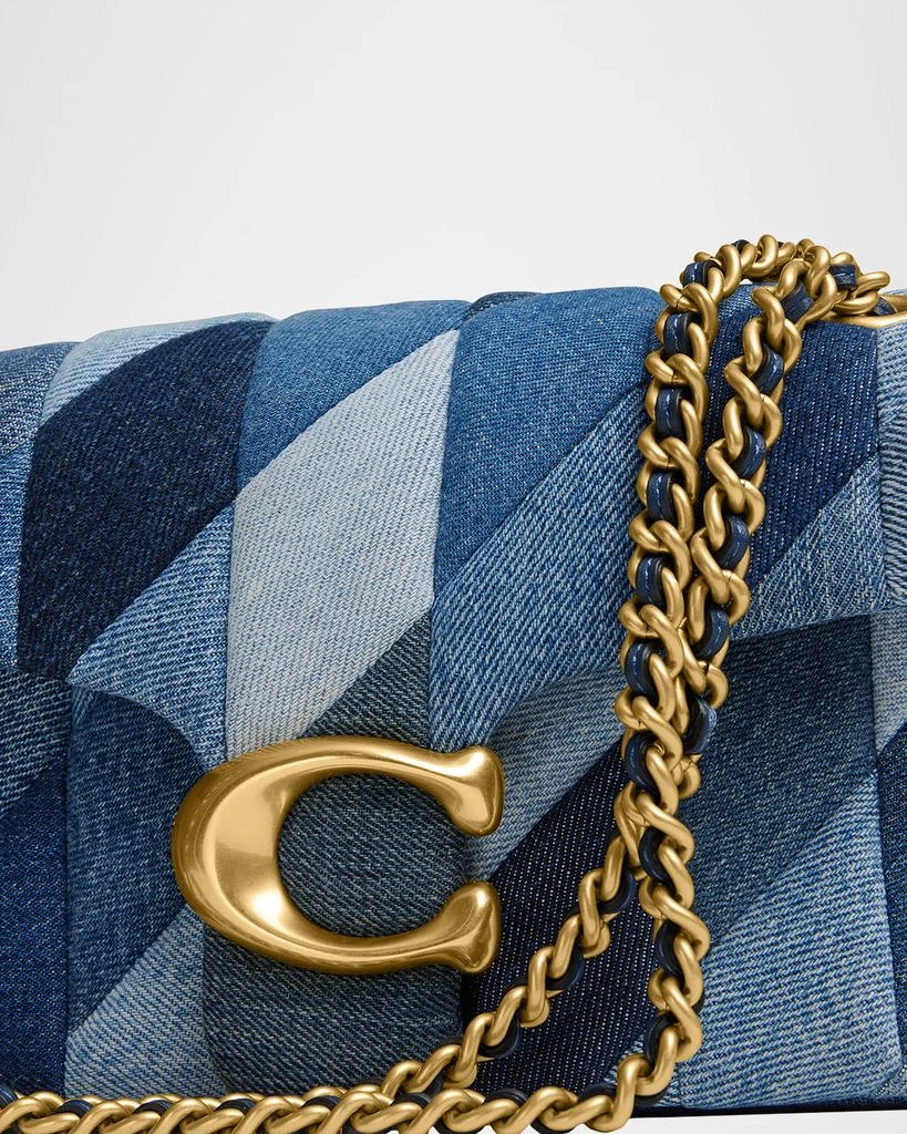 Coach Tabby 26 Quilted Patchwork Denim Shoulder Bag 6