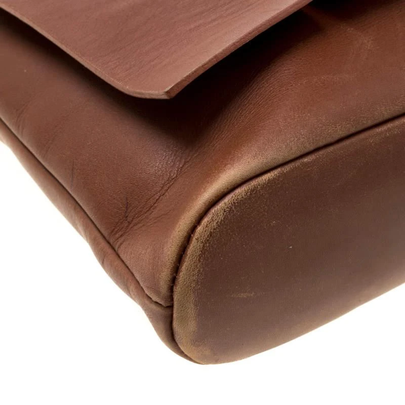 Lanvin Lanvin Brown Leather Shoulder Bag 11