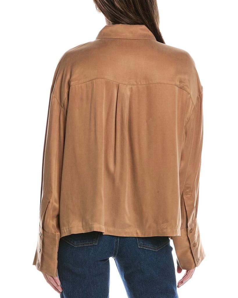 Chaser Twill Button Up Blouse