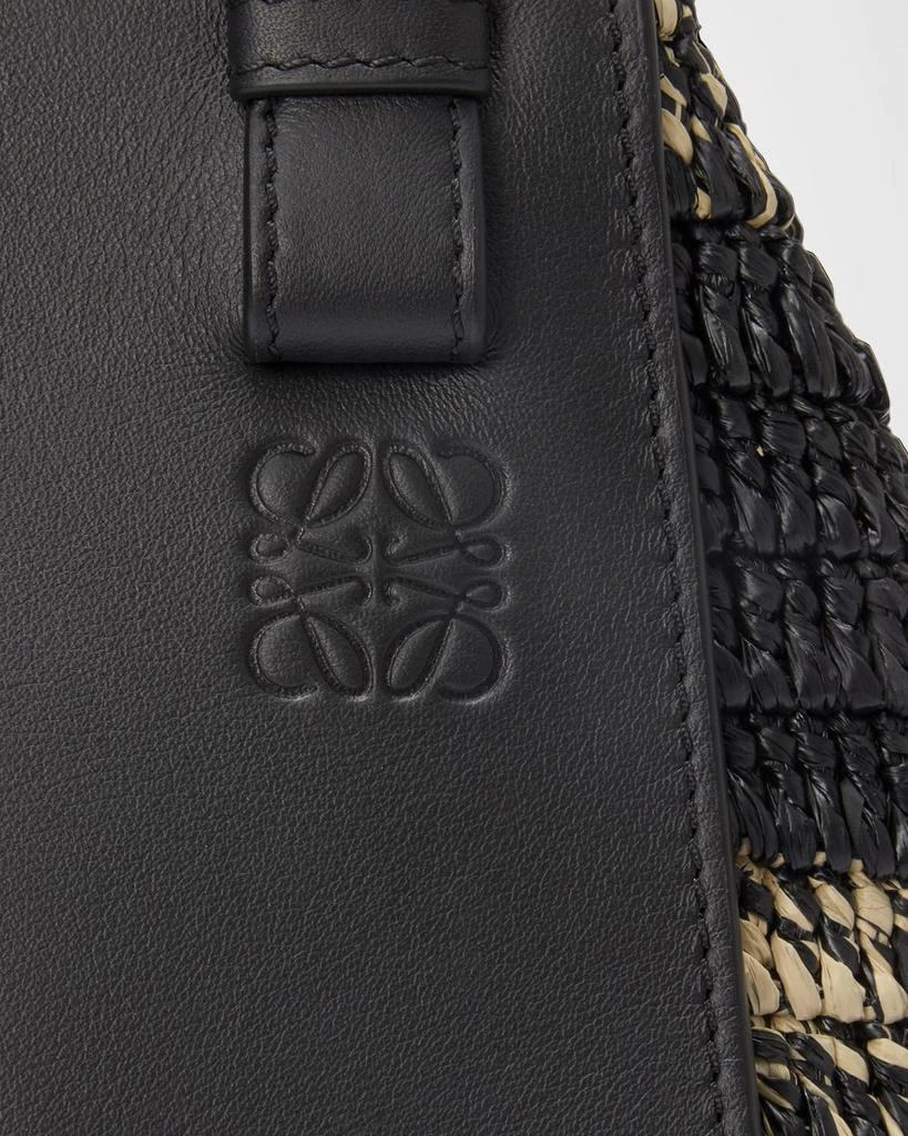 Loewe x Paula’s Ibiza Hammock Top-Handle Bag in Gingham Raffia 6