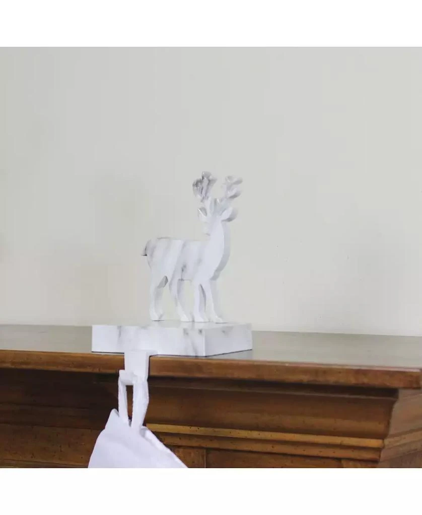 Northlight Marbled Standing Deer Christmas Stocking Holder 3