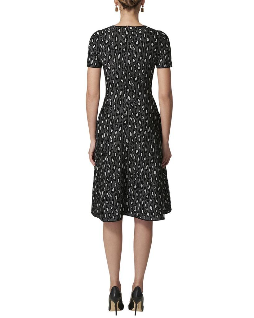 Carolina Herrera Flare Silk-Blend Dress