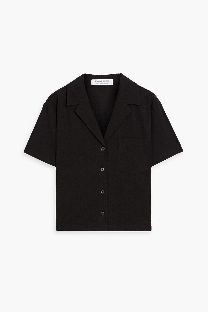Solid & Striped The Brandy cotton-seersucker shirt