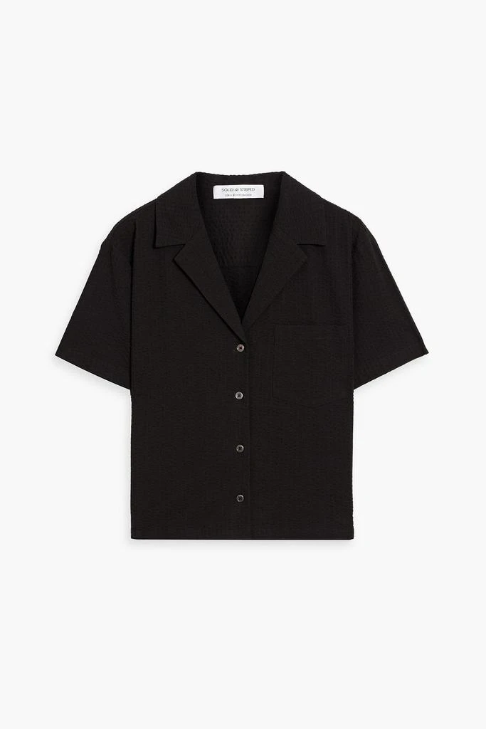 Solid & Striped The Brandy cotton-seersucker shirt 1