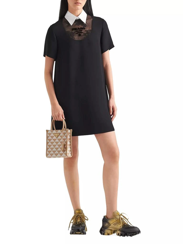 Prada Symbole Embroidered Fabric Mini Bag 2