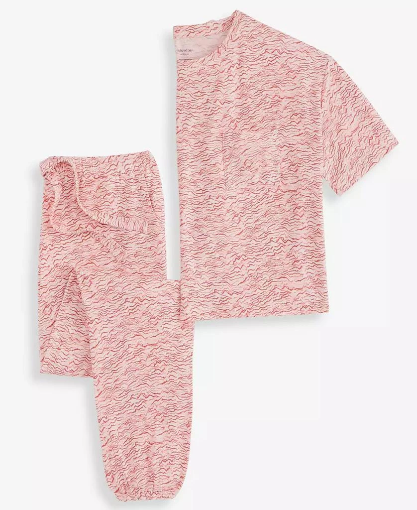 State of Day Women's 2-Piece Short-Sleeve T-Shirt and Joggers Pajama Set, Macy's Exclusive 5