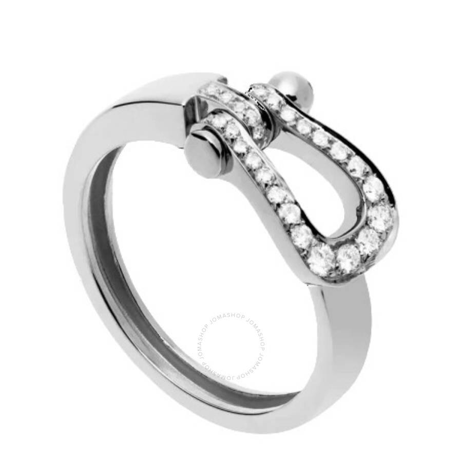 Fred Force 10 18k White Gold 0.2 CT Diamond Ring