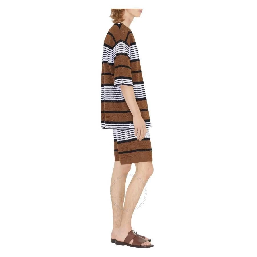 Burberry Stripe-Print Oversized T-Shirt 3