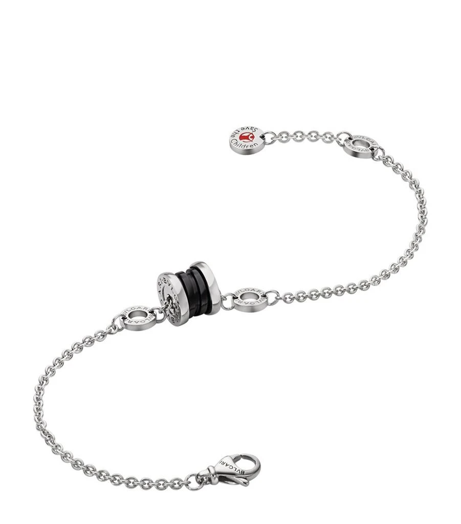 BVLGARI Sterling Silver And Ceramic Save The Children Bracelet 2