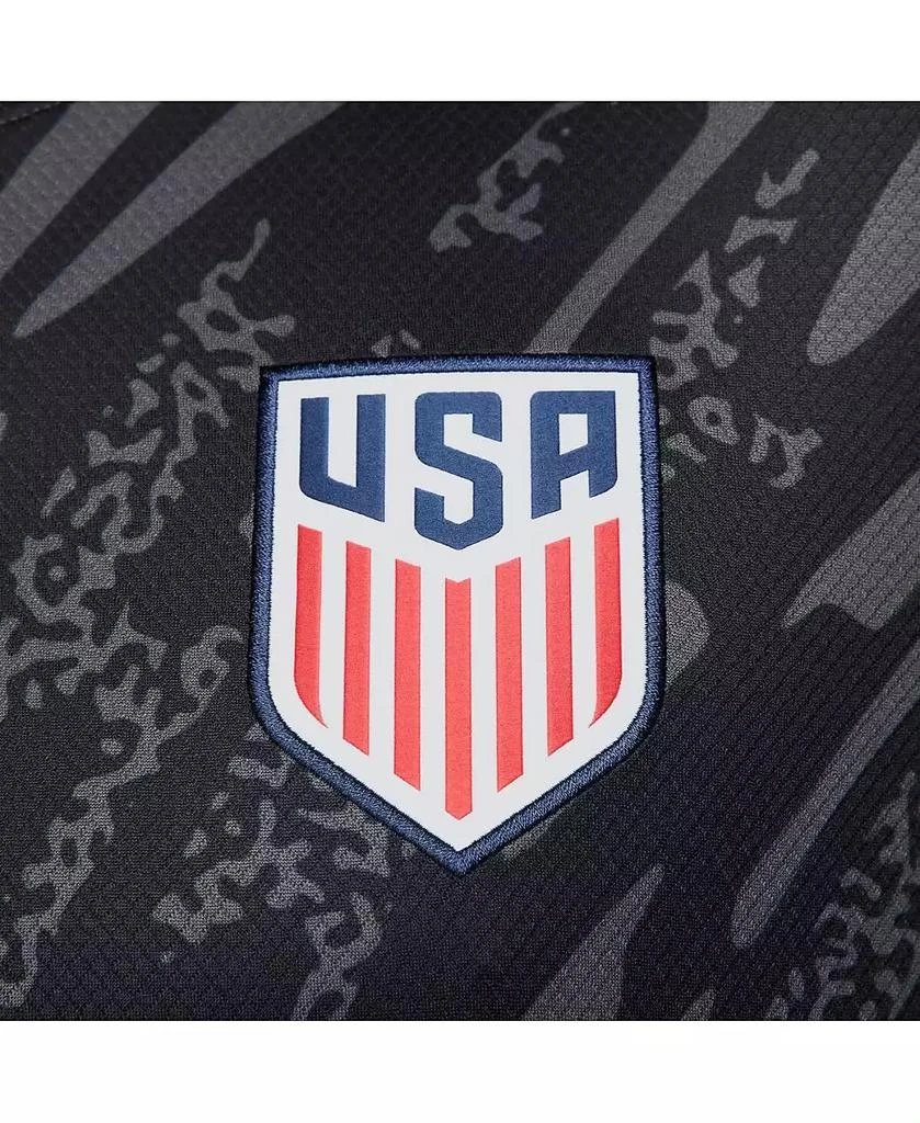 NIKE Men's and Women's Black USWNT 2024 Goalkeeper Replica Stadium Jersey 5