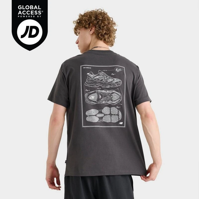 New Balance Men's New Balance 9060 Sketch Graphic T-Shirt 1