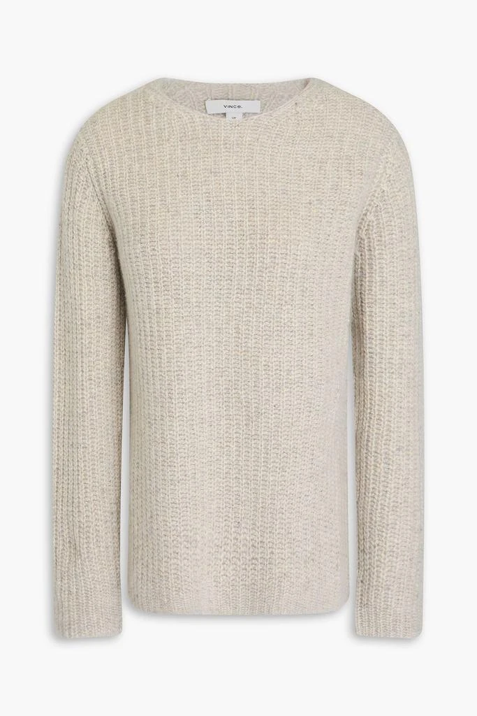 Vince Ribbed Donegal cashmere sweater 1