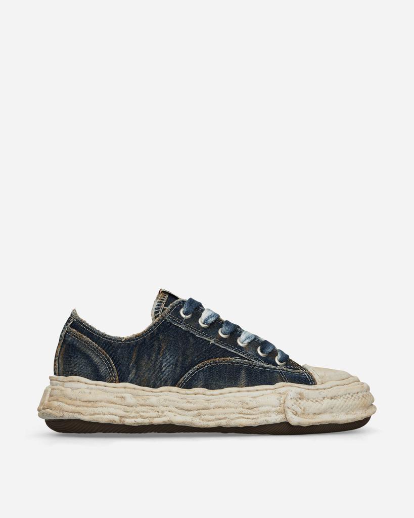 Shop Peterson 23 OG Sole Washed Denim Low Sneakers Blue on