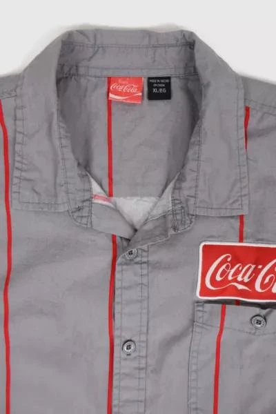 Urban Outfitters Vintage Coca-Cola Short Sleeve Button-Down Shirt 3
