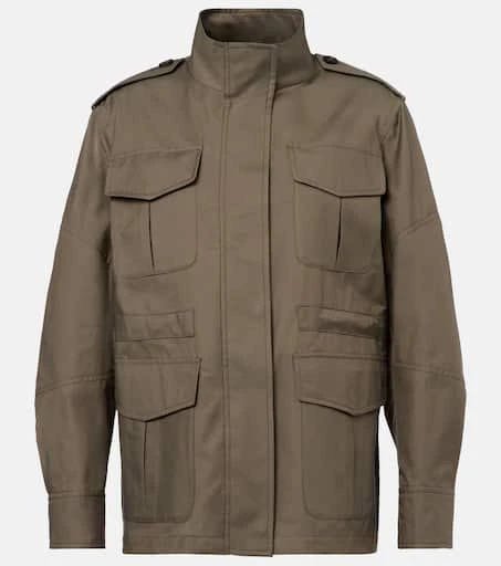 Max Mara Leila cotton-blend twill jacket 1