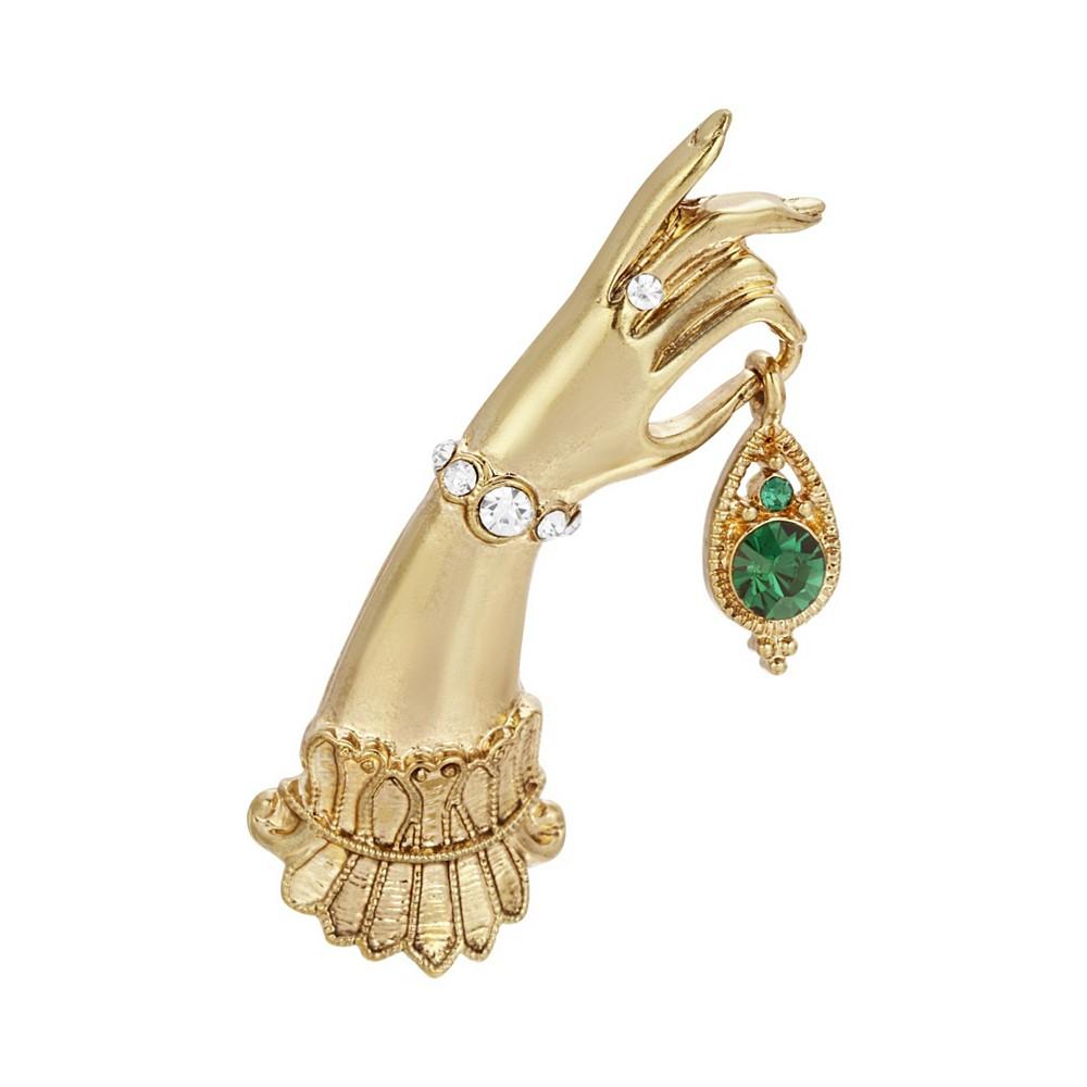 2028 Woman's Crystal Hand Pin