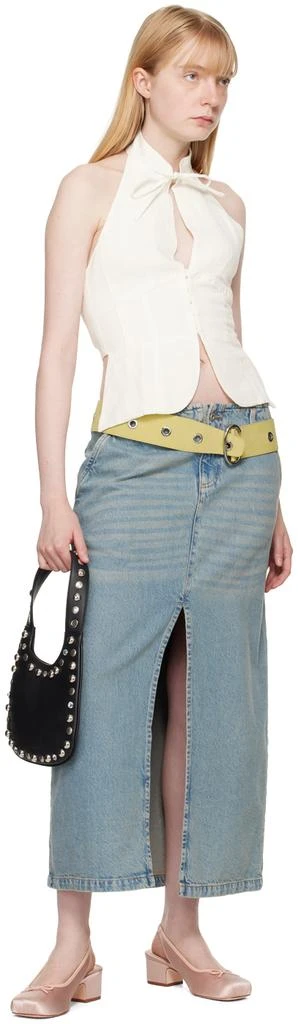 Gimaguas White Ring Tank Top 4