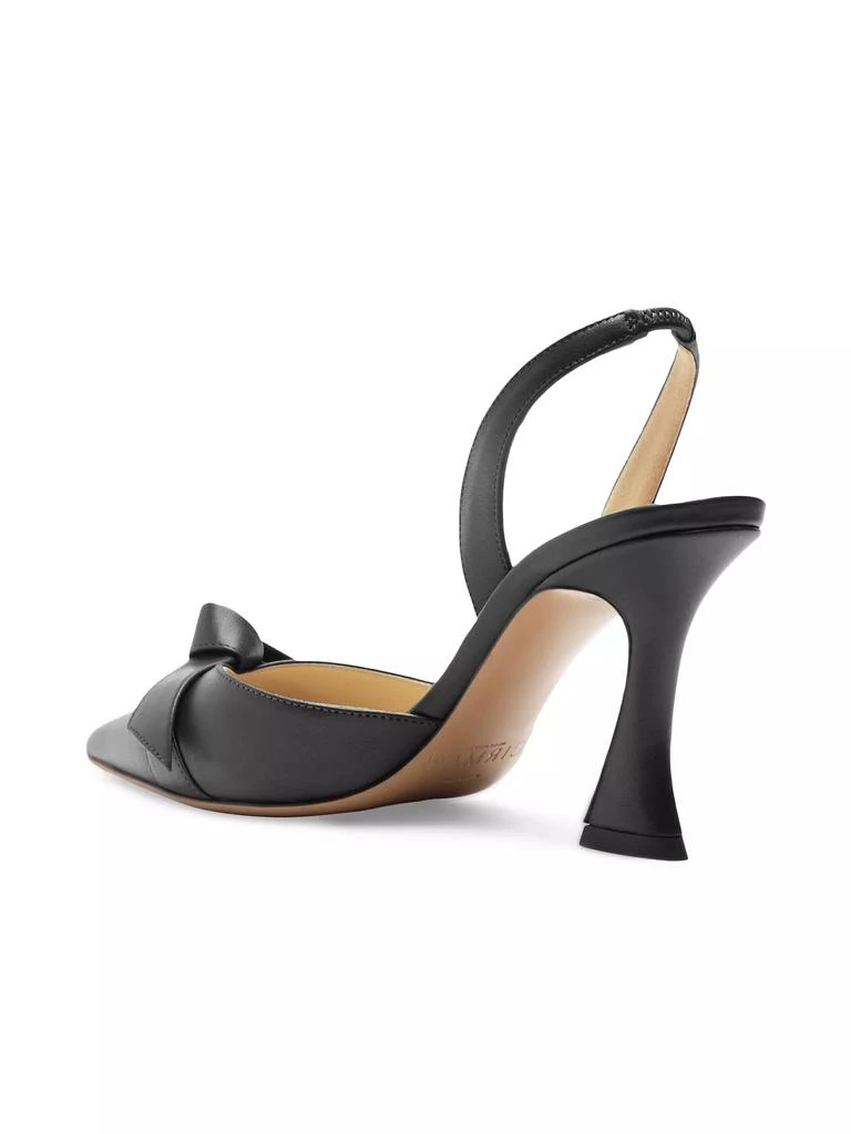 Alexandre Birman Clarita Bell 85MM Leather Slingback Pumps 6