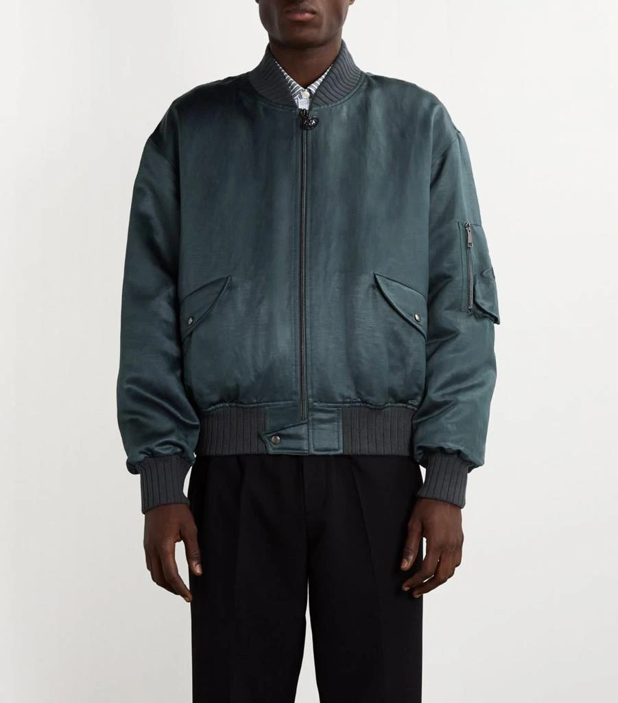 Vivienne Westwood Linen-Blend Bomber Jacket 3