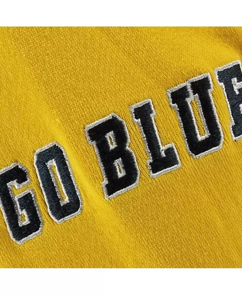Stadium Athletic Big Boys Yellow Michigan Wolverines Big Logo Pullover Hoodie 2
