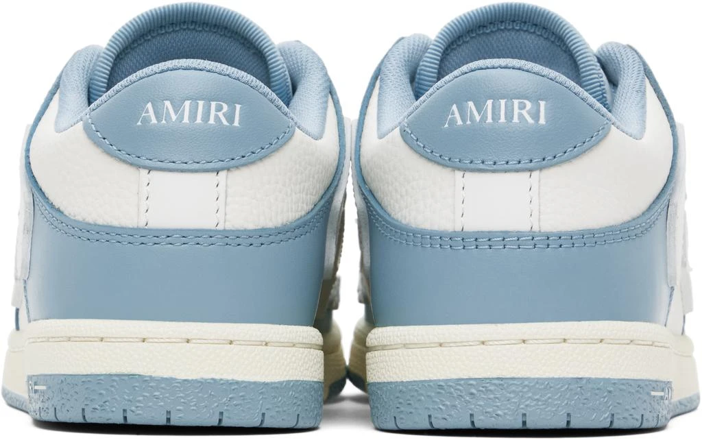 AMIRI Kids Blue & White Skel-Top Low Sneakers 2