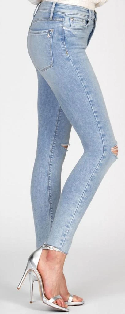 Black Orchid Carman High Rise Fray Denim In Flying High 2