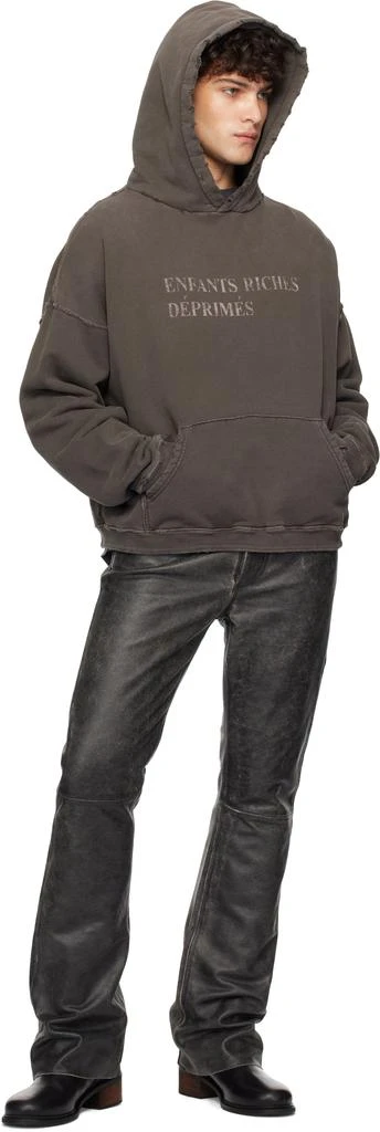 Enfants Riches Deprimes Gray Classic Logo Hoodie 4