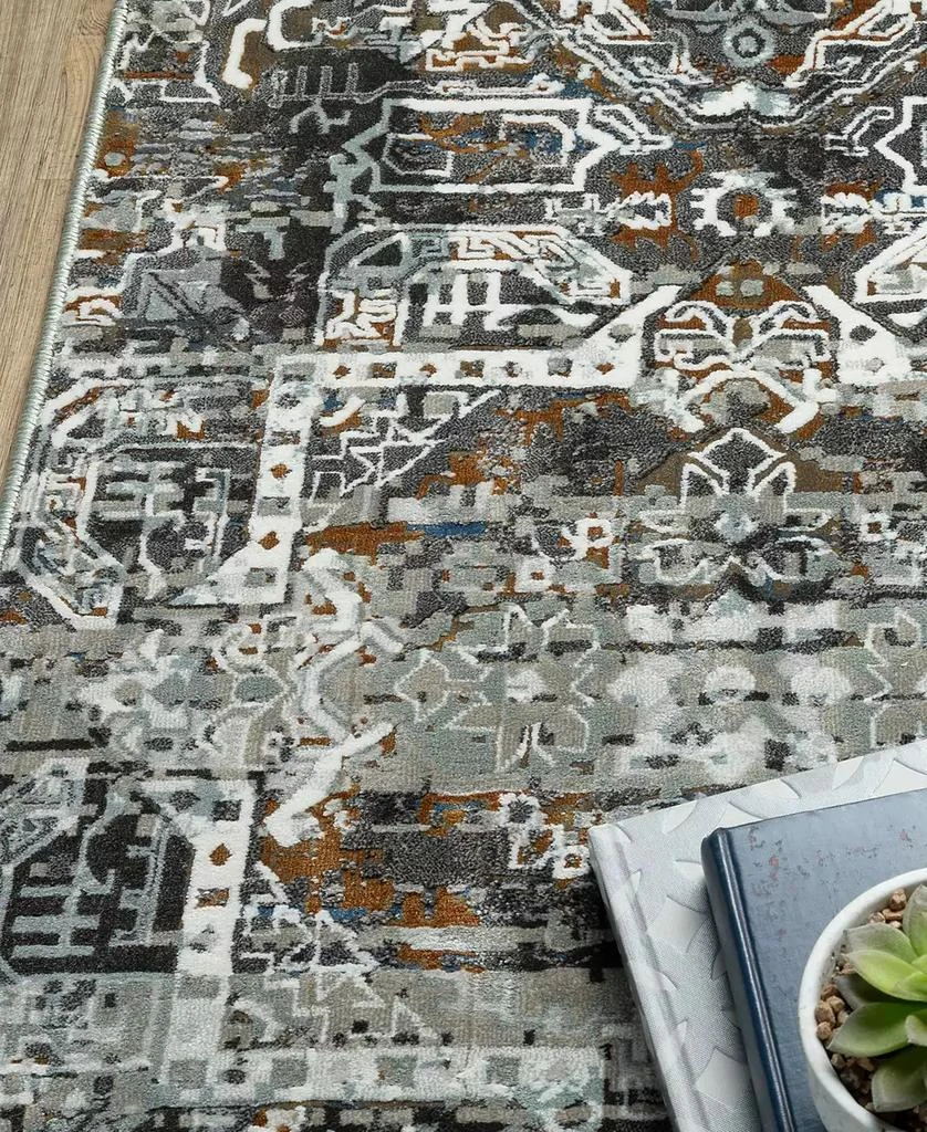 Oriental Weavers Gemini 2060V 2'3" x 7'6" Runner Area Rug 5