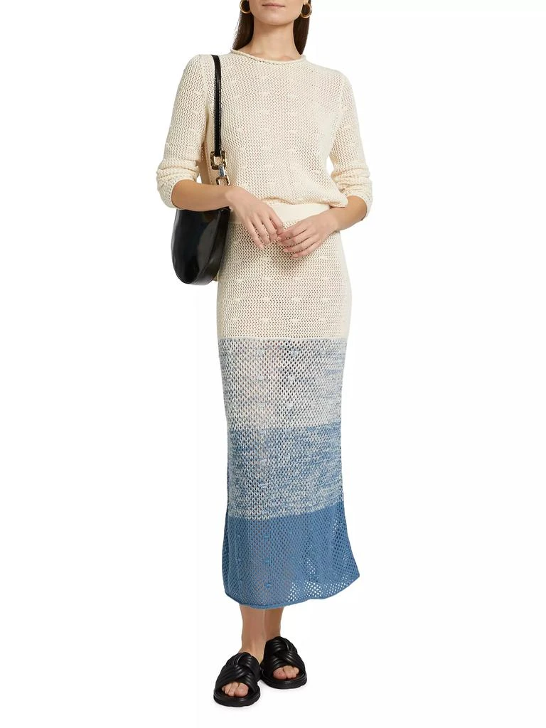 Escvdo Litoral Colorblock Maxi Skirt 2