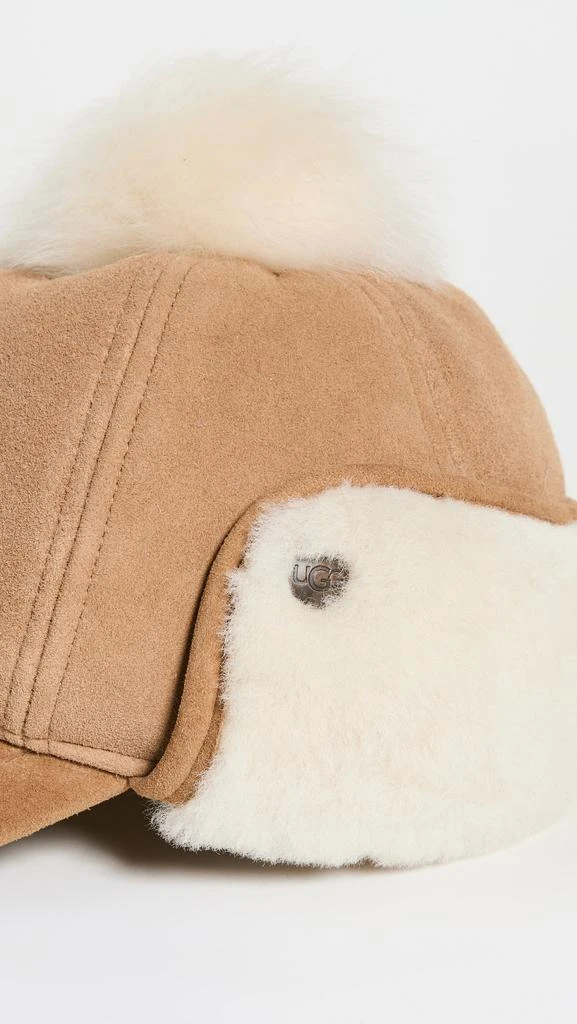 UGG UGG Leather and Sheepskin Trapper Hat 5