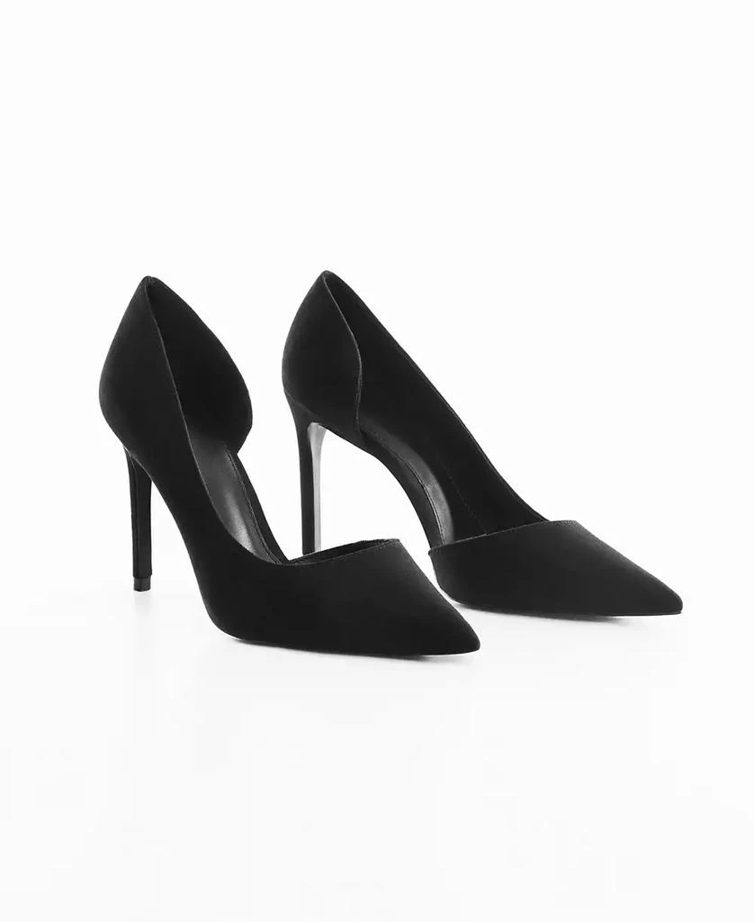Mango Women's Asymmetrical Heeled Shoes 1