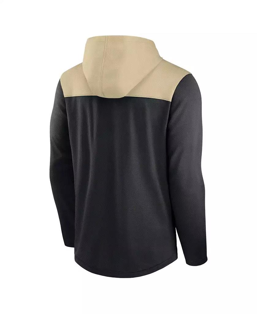 NIKE Men's Black New Orleans Saints Fan Gear Pullover Hoodie