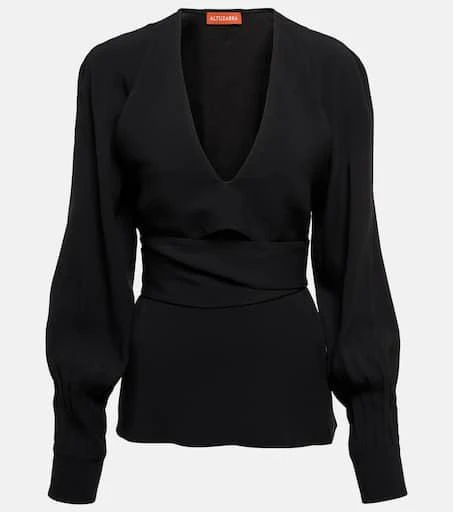 Altuzarra Dagur crêpe blouse 1