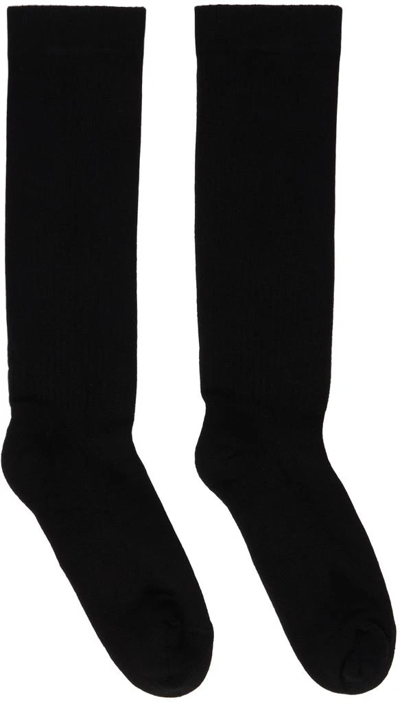 Rick Owens Black 'Urinal' Socks 1