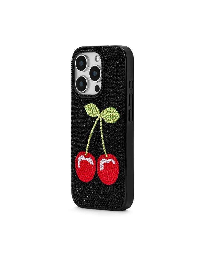 Shop JW PEI cherry embellished phone case in black on Sale at BeyondStyle   Get 75% Off JW PEI cherry embellished phone case in black with Limited-Time  Flash Deals, Exclusive Discounts, and