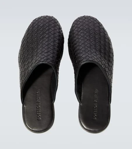 Bottega Veneta Intrecciato leather slippers 4