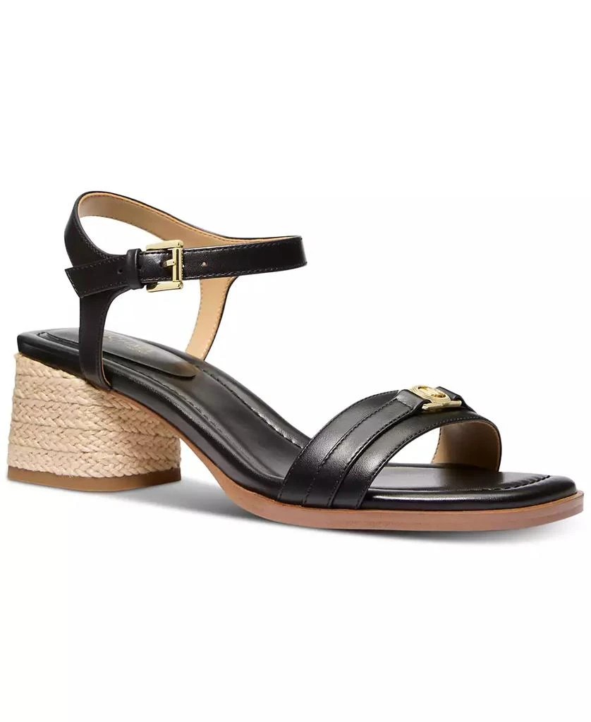 Michael Kors Mandy Rope Detail Mid-Heel Sandals 1