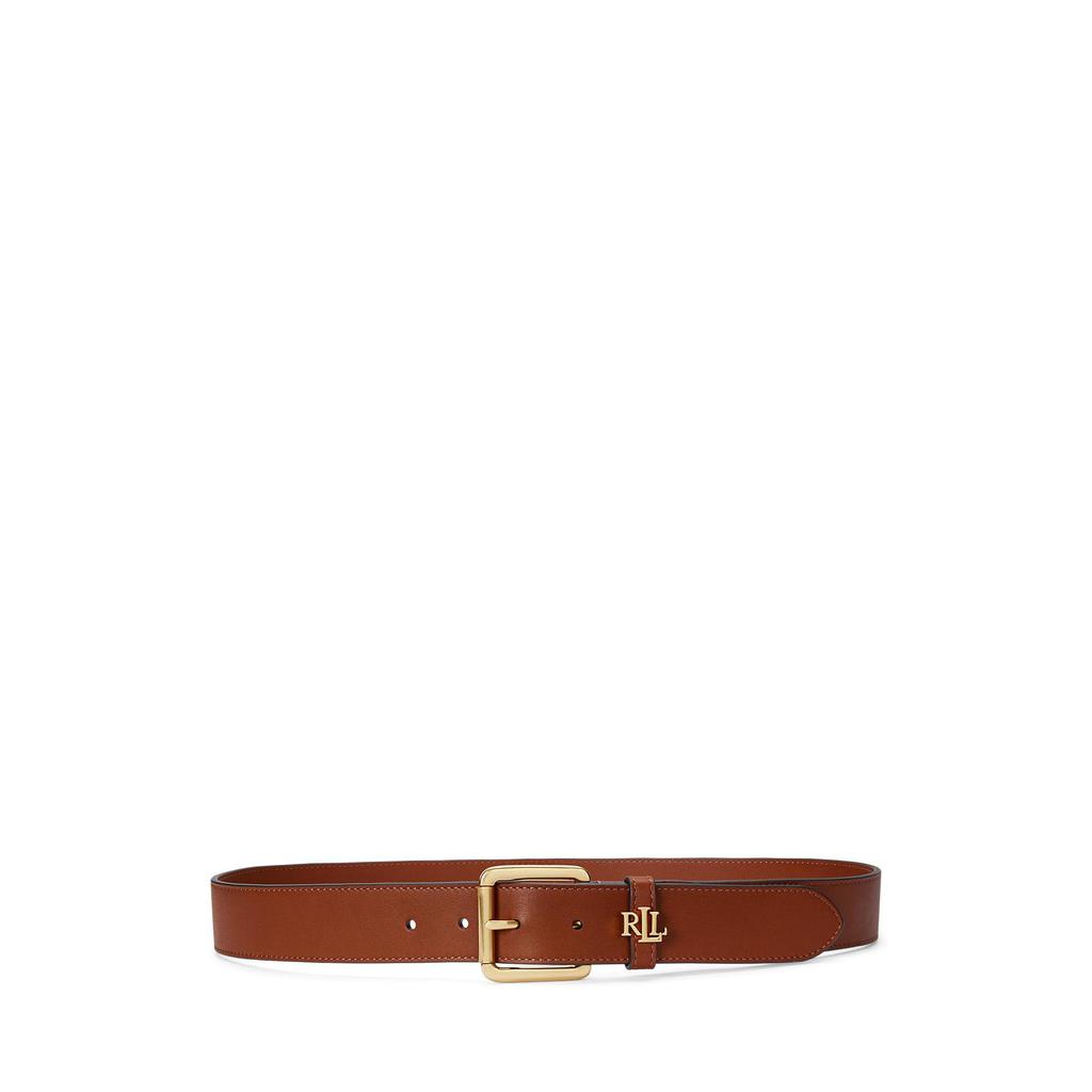 Ralph Lauren Logo-Keeper Leather Belt