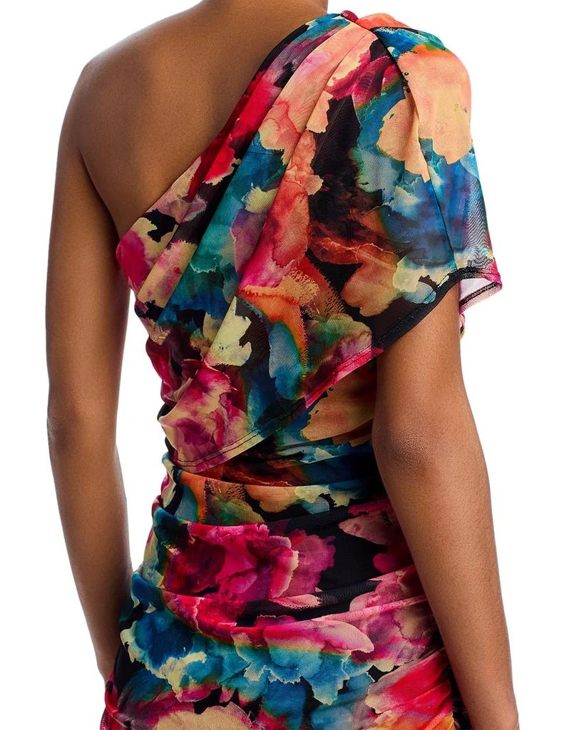 Black Halo Rosario One Shoulder Dress 6