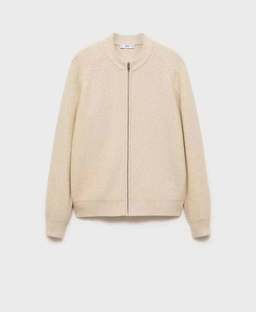 Mango Men's Slim-Fit Full-Zip Knit Cardigan 2