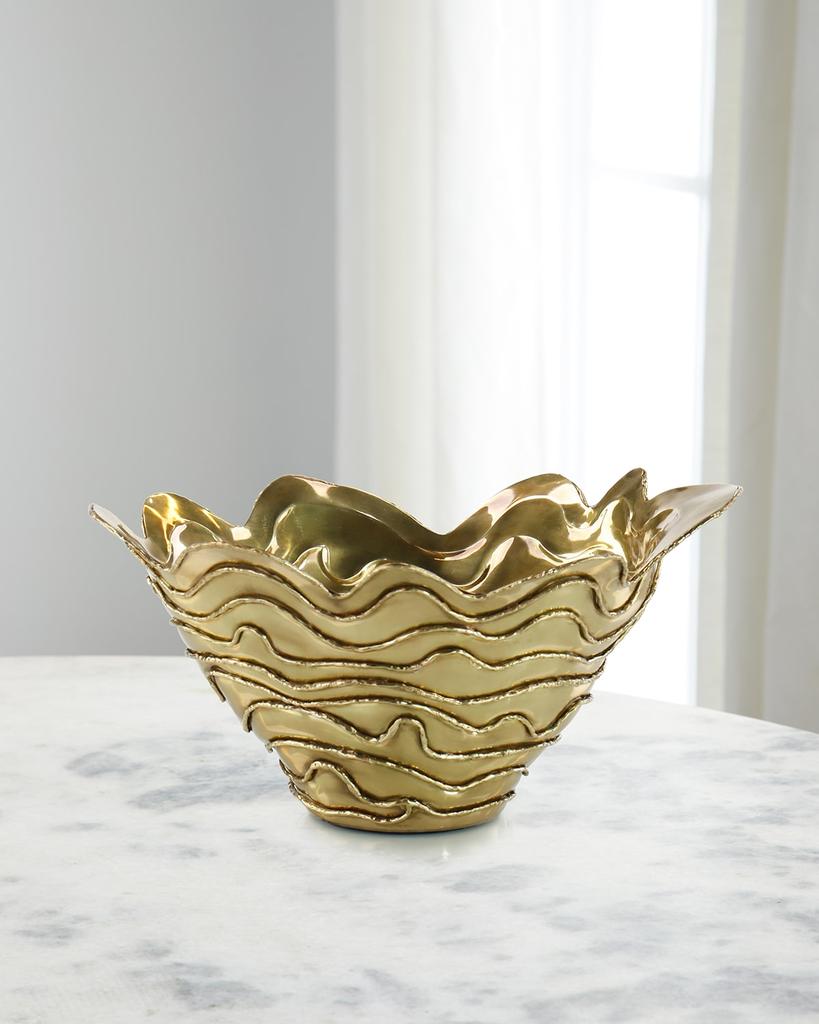 John Richard Lagen Polished Brass Bowl