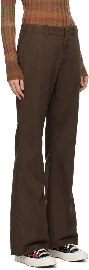 Re/Done Brown Flared Trousers 2