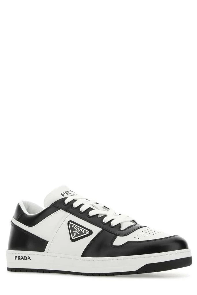 Prada Prada Logo Patch Lace-Up Sneakers 2
