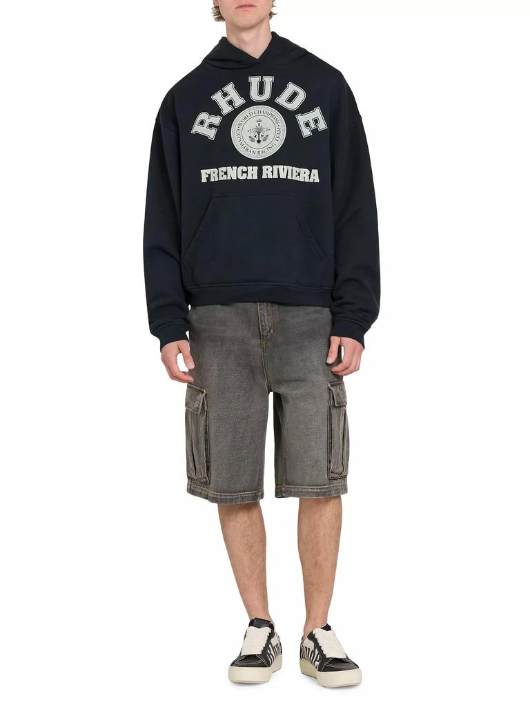 Rhude French Riviera Cotton Hoodie 2