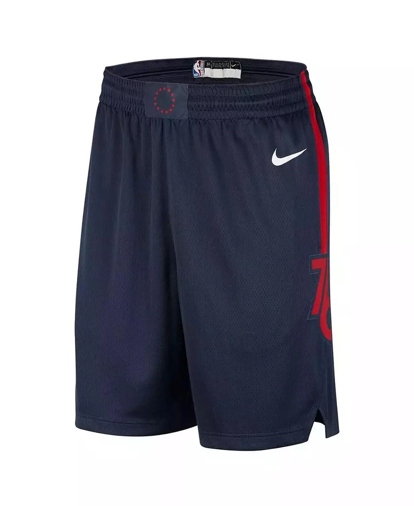 Nike Men's Navy Philadelphia 76ers 2023/24 City Edition Swingman Shorts 2