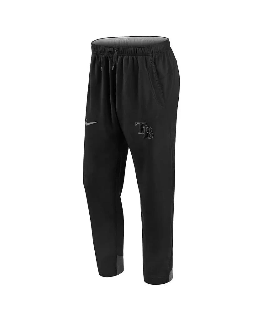 NIKE Men's Black Tampa Bay Rays Authentic Collection Dry Flux Jogger Pants 2